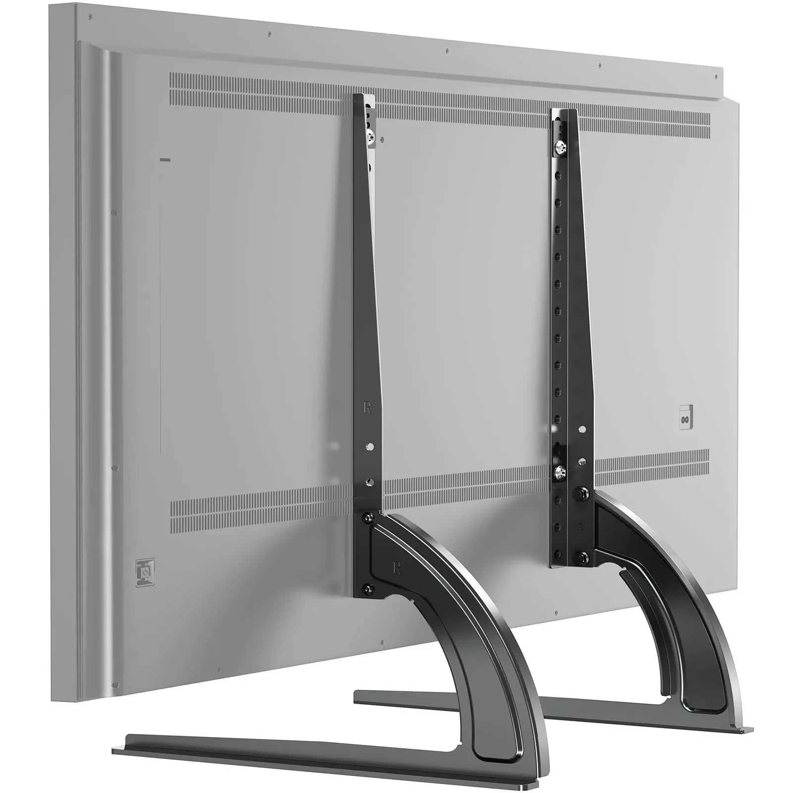 Universal Table Top TV Stand Mount for 32 to 75 Inch Screen TVs, TV Base 3-Level Height Adjustable TV Legs Max VESA 600x400mm