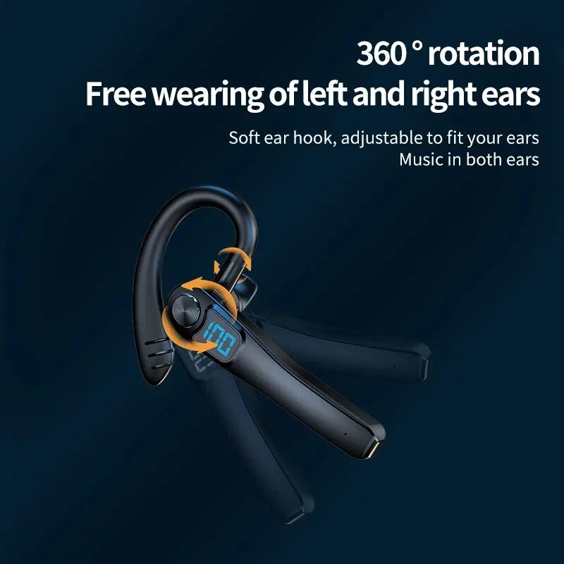 Auriculares inalámbricos con micrófono, audífonos Bluetooth con cancelación de ruido ENC, manos libres para negocios, conducción