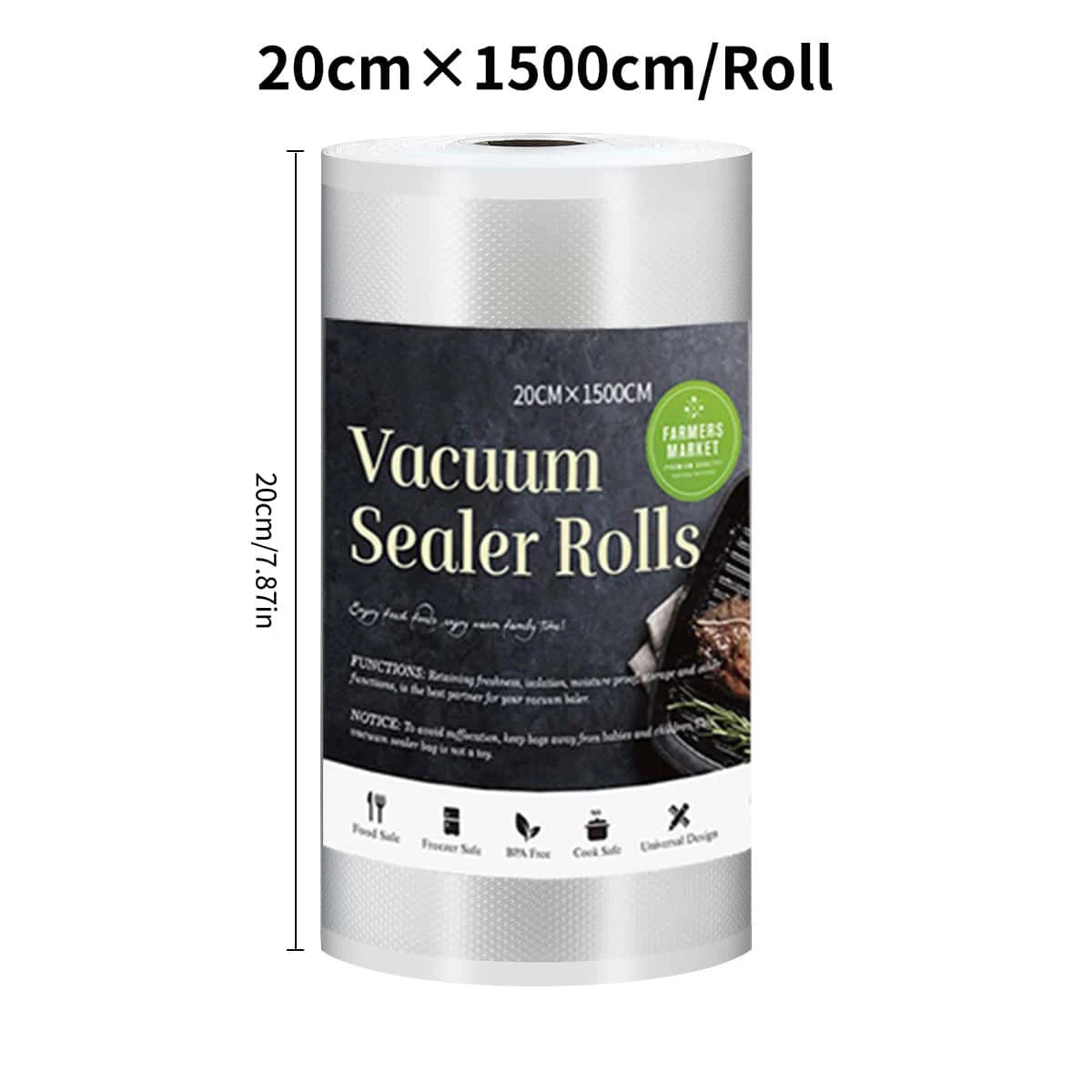 vacuum compression bags, single sided mesh sausage, preserved meat, plastic preservation bag, food vacuum packaging bag, 1 piece