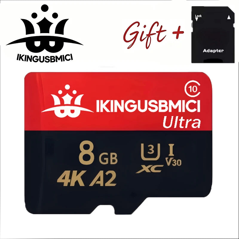 64GB 128GB 512GB Memory Card Micro TF/SD Card SD Cards TF Cards V60 Full HD Ultra for Digital Devices Surveillance Camera