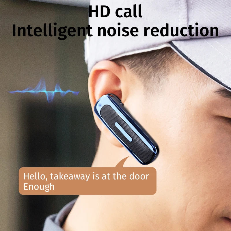 Auriculares inalámbricos Bluetooth con micrófono, cascos con cancelación de ruido, manos libres, con cancelación de ruido para conducir y negocios
