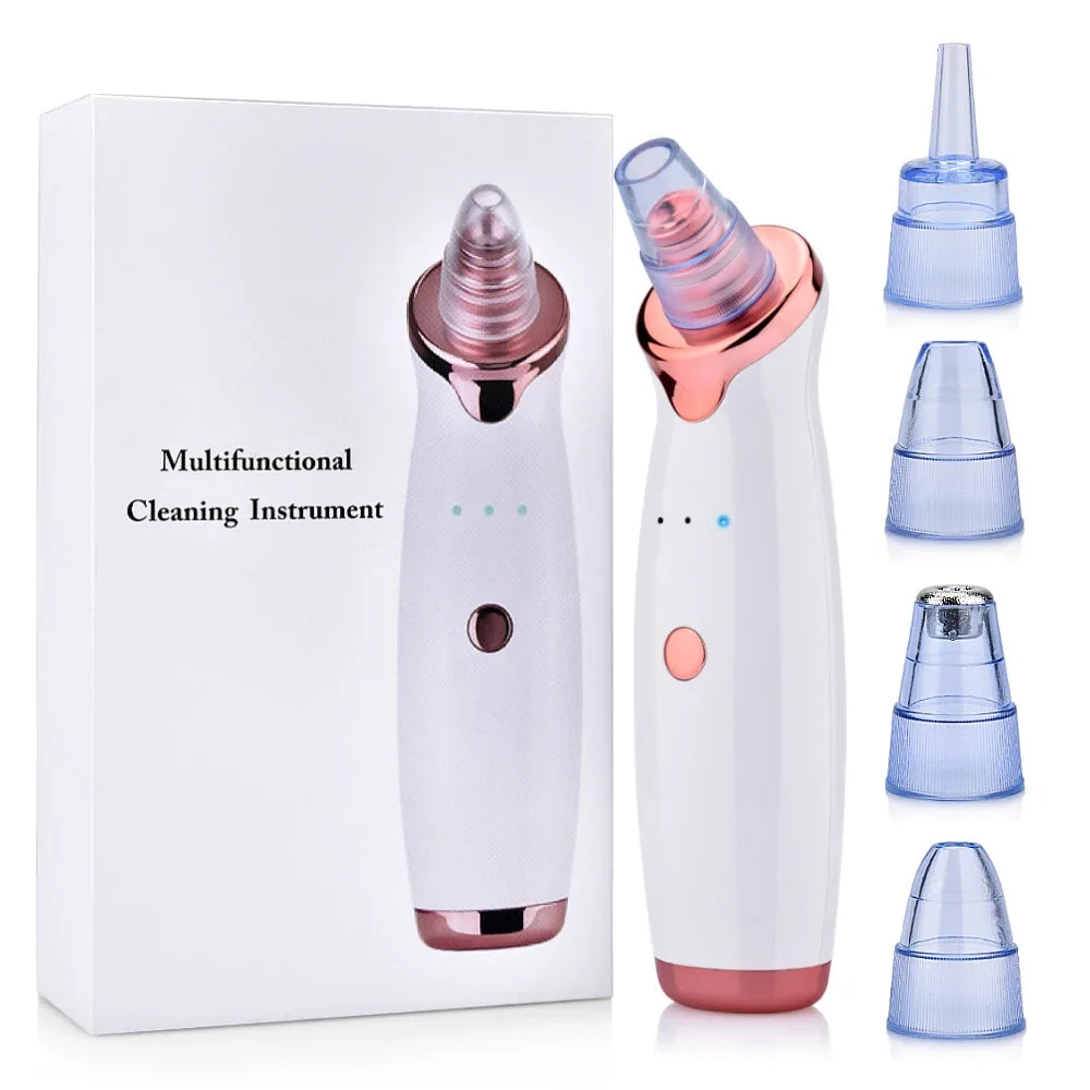 Electric Blackhead Remover Face Deep Cleansing Pore Beauty Machine Dead Skin Remover Face Vacuum Blackhead Removal Skin Care USB