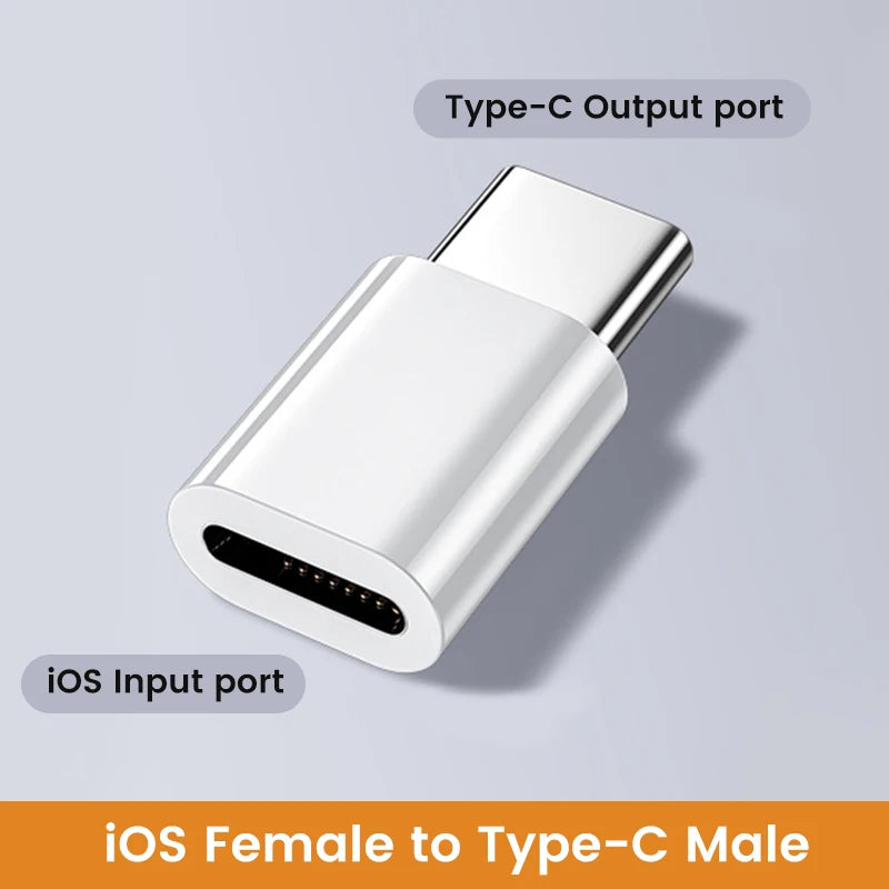 Elough OTG Type C To Lightning Adapter For ios Female To USB C Male Fast Charging Adaptador For iPhone 14 Pro Laptop Converter