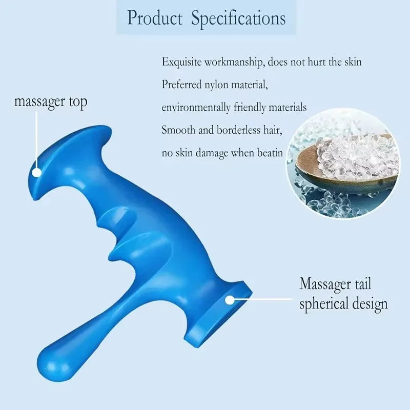 Mini Massager Thumb Finger Pressure Press Trigger Point Manual Deep Physiotherapy Massage Tools Full Body Muscle Relax Stick