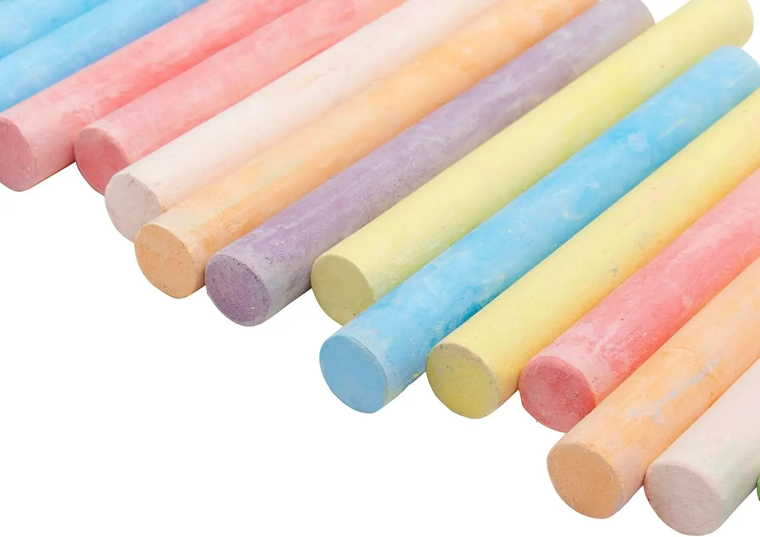 Vibrant Colored Chalk Set, 16 Assorted Colors for Indoor and Outdoor Use, Non-Toxic