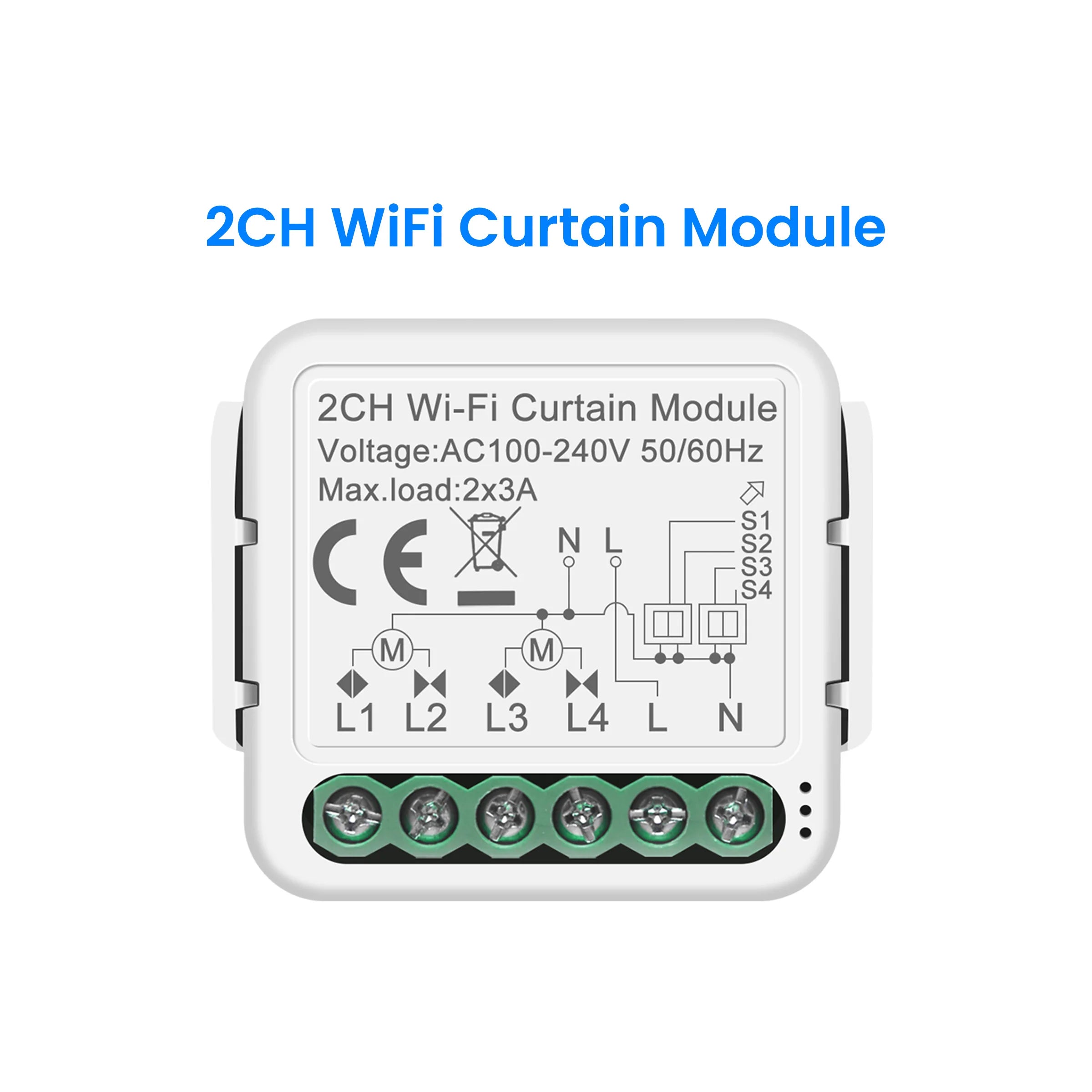 GIRIER Tuya Smart ZigBee/Wi-Fi RF433 Curtain Switch Module for Electric Roller Shutter Blind Motor 1/2CH Works Alexa Hey Google