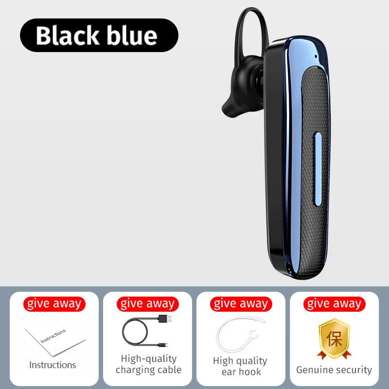 Auriculares inalámbricos Bluetooth con micrófono, cascos con cancelación de ruido, manos libres, con cancelación de ruido para conducir y negocios
