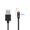Adaptador de cargador de base de Smartwatch de 2 pines y 4 pines Cable de carga USB para accesorios de carga de reloj inteligente para adultos/niños