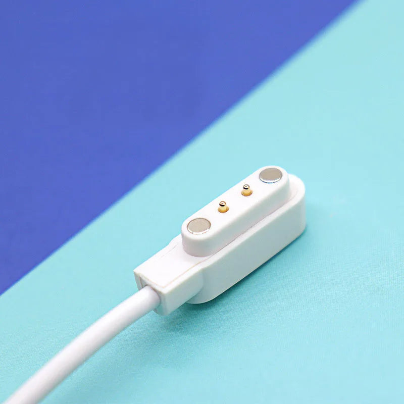 Adaptador de cargador de base de Smartwatch de 2 pines y 4 pines Cable de carga USB para accesorios de carga de reloj inteligente para adultos/niños