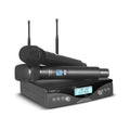 Micrófono Inalámbrico G-MARK G320AM Profesional UHF 2 Canales Micrófono de Karaoke de Mano Frecuencia Automática Ajustable 100M