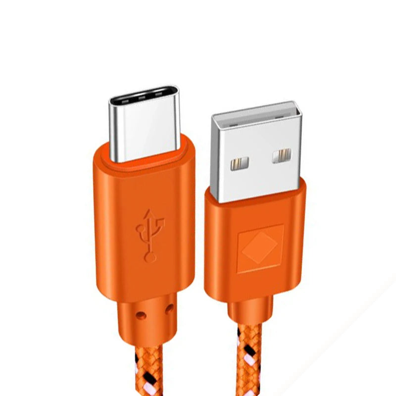 USB C Type C Cable Fast Charging 1m 2m 3m Charger for huawei p9 p10 p20 mate 10 pro lite samsung S9 S10 Plus s8 Note data cable