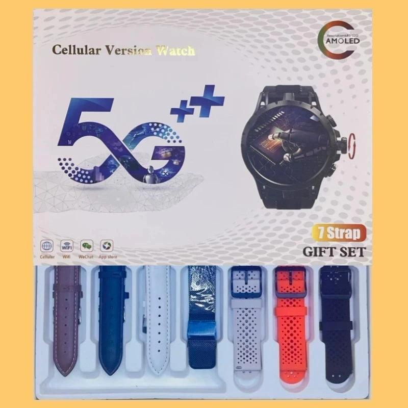 New 5G Popular Outdoors GPS tracker Sports Smart Watch Q85 WIFI NFC SIM card HD Video Call Music player waterproof Watch Men