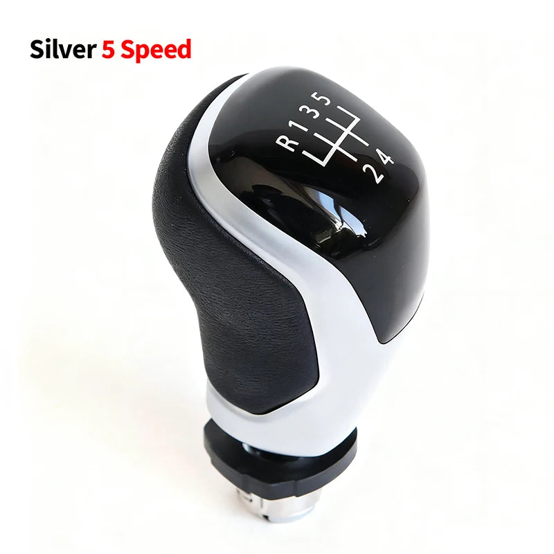 12mm 5 6 Speed Car Shift Gear Knob Lever For Audi A4 B6 B7 B8 A6 A3 VW Golf Polo Bora Passat Ibiza 6J Seat Leon Mk1 Skoda