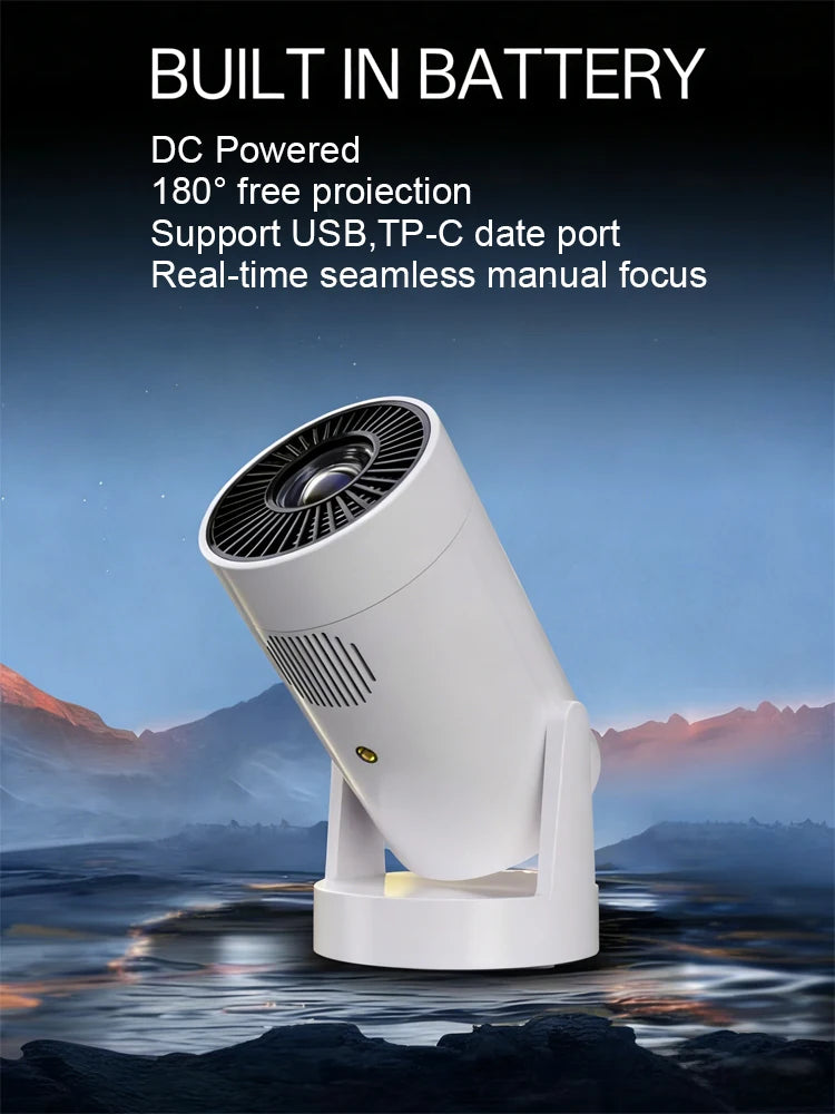Proyector portátil Full HD LED para exteriores - Edición con batería Y2S es una excelente opción como regalo de cumpleaños o de vacaciones.