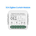 GIRIER Tuya Smart ZigBee/Wi-Fi RF433 Curtain Switch Module for Electric Roller Shutter Blind Motor 1/2CH Works Alexa Hey Google