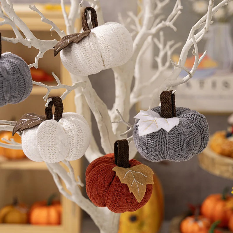 Calabaza Artificial Decoración de Halloween Mini Calabaza Falsa Simulada Decoración de Fiesta de Cosecha de Otoño Atrezos de Regalo para Niños de Acción de Gracias