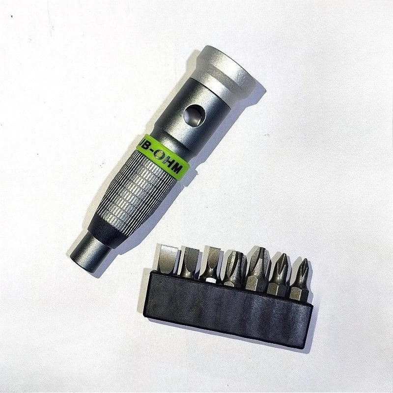 New 2025 Precision Aluminum Alloy Handle for Shank 1/4" Bits Comfortable Mini ScrewDriver 6.35mm Holder Repair Open Tools