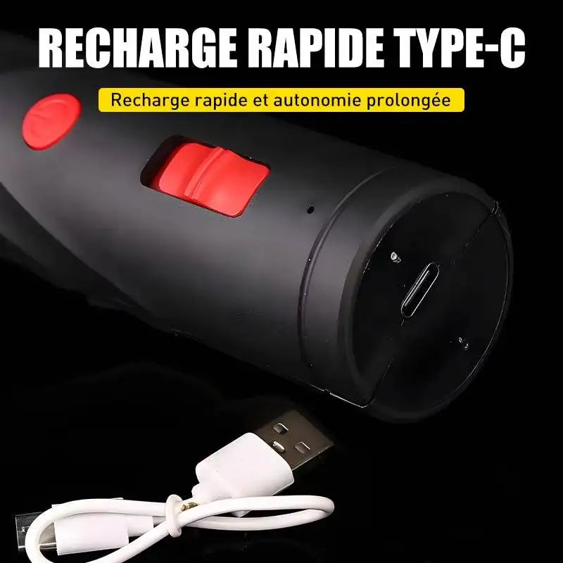 15pcs Mini Electric Screwdriver Set Type-C Rechargeable Cordless Portable Electric Screwdriver Maintenance Repair Tools
