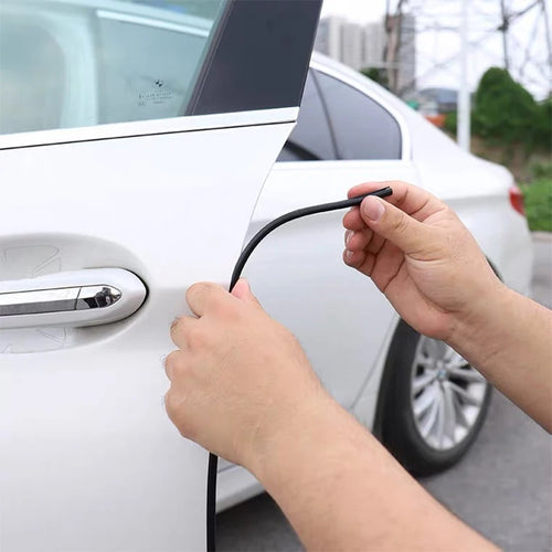 5M Bordes de Puerta de Coche Goma Protector Antirrayas Tiras Estilismo Coche Molduras Protección Lateral Puertas Molduras Adhesivas Herramientas Antirrayas Nuevas
