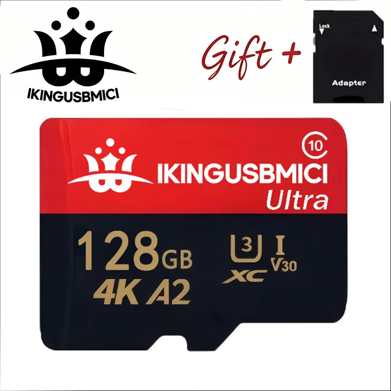 64GB 128GB 512GB Memory Card Micro TF/SD Card SD Cards TF Cards V60 Full HD Ultra for Digital Devices Surveillance Camera