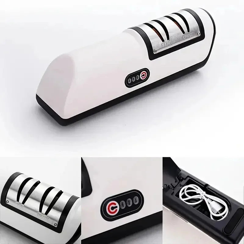 1 Afilador de Cuchillos Eléctrico Multifuncional Automático Profesional de 4 Velocidades Accesorios de Cocina Afilador de Cuchillos Eléctrico de Cocina