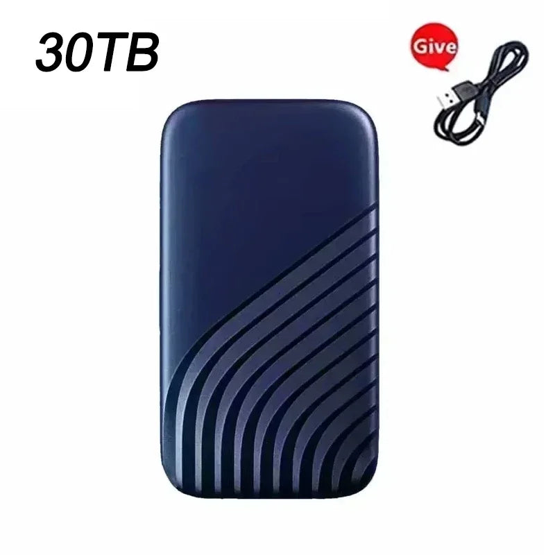New SSD USB Flash Hard Drive External TypeC High Speed SSD USB3.1 256TB SSD Storage Portable HD Hard Disk