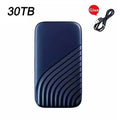 New SSD USB Flash Hard Drive External TypeC High Speed SSD USB3.1 256TB SSD Storage Portable HD Hard Disk