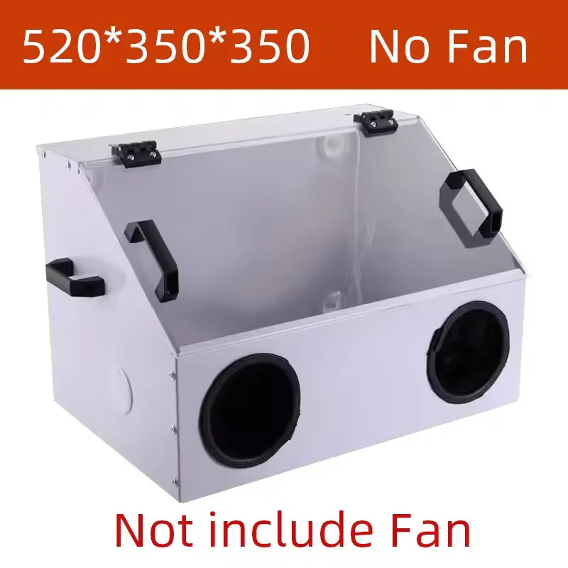 Grinding Dust Box Metal Structure Dust Box Ventilation Fan Dust Extraction Box for Craft Work Sanding Polishing