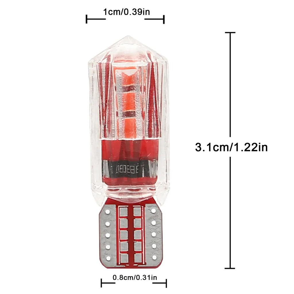 Ancho Luces modificadas para coche, bombilla LED con lente T10, luz pequeña, superbrillante, luces exteriores de coche, luces diurnas, al por mayor, H11 H7