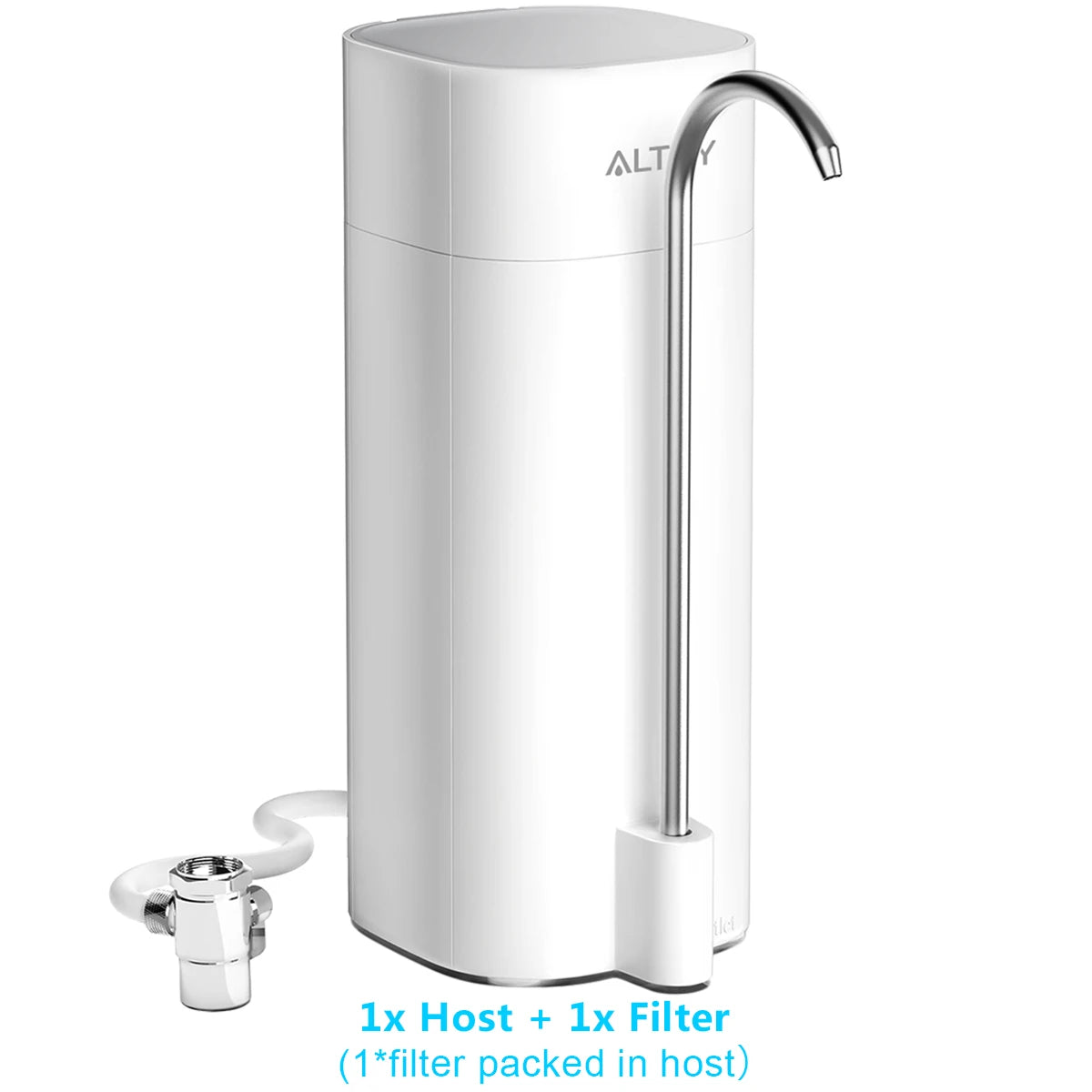 ALTHY Countertop Faucet Drinking Water Filter Purifier Ultrafiltration System, Reduces 99% Bacteria, Chlorine, Heavy Metals,Odor
