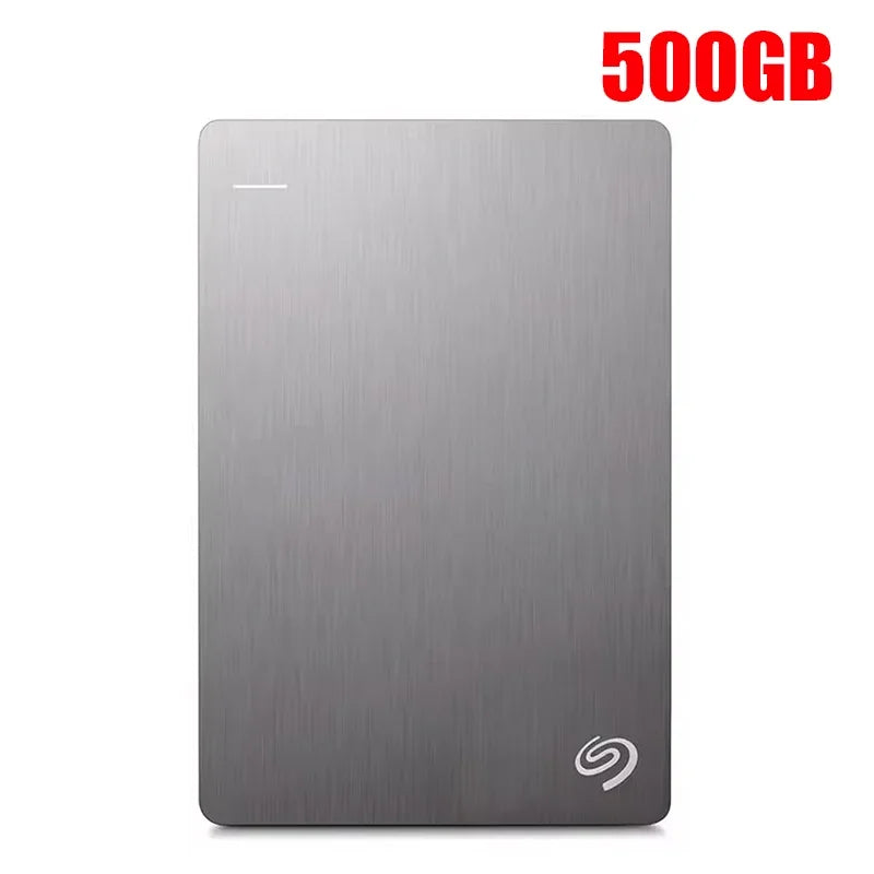 For Seagate External Hard Disk, 500GB/1TB/2TB, Ultra-Thin 2.5" Portable HDD, High-Speed for Fast Storage & Secure Backup