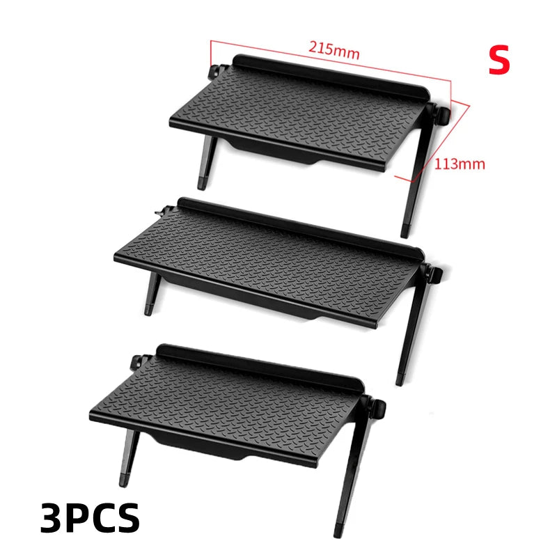 TV Screen Top Storage Shelf Adjustable Monitor Storage Rack Computer Desktop Display Stand TV Router Storage Rack Home Organizer