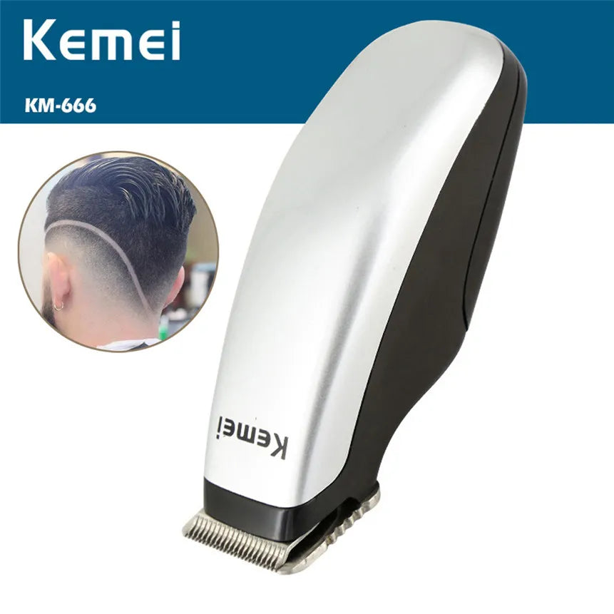 Kemei Mini Cortapelos Eléctrico Portátil Máquina de Corte Diseño Novedoso Cortapelos Eléctrico Maquinilla de Afeitar de Barba Herramientas de Estilo para Hombre KM-666
