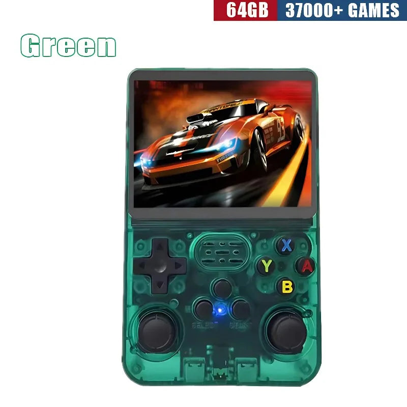 R36S Retro Handheld Console 3 5 Inch IPS Screen 64GB 128GB 256GB Portable Gaming Device with Built in Games