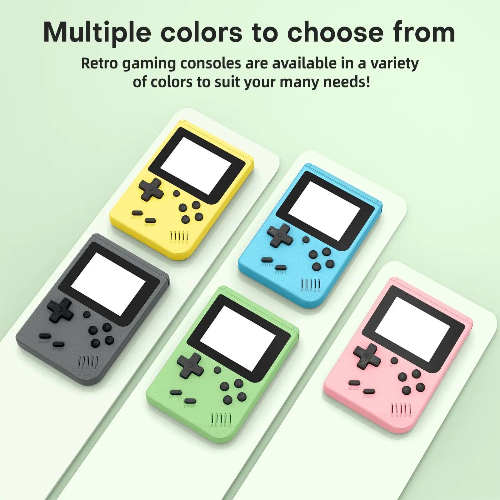 MINI Retro Handheld Game Console 3.0-inch LCD Screen Handheld Game 8 Bit 400 in 1 Retro Classcial Game for Child Gift