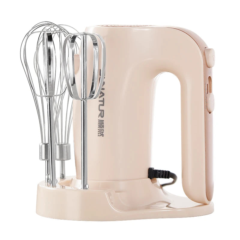 SUNATUR 300W Electric Hand Mixer 3 in 1 Mixer egg beater Baking appliances Handheld Blender machine with storage base Cream Whip