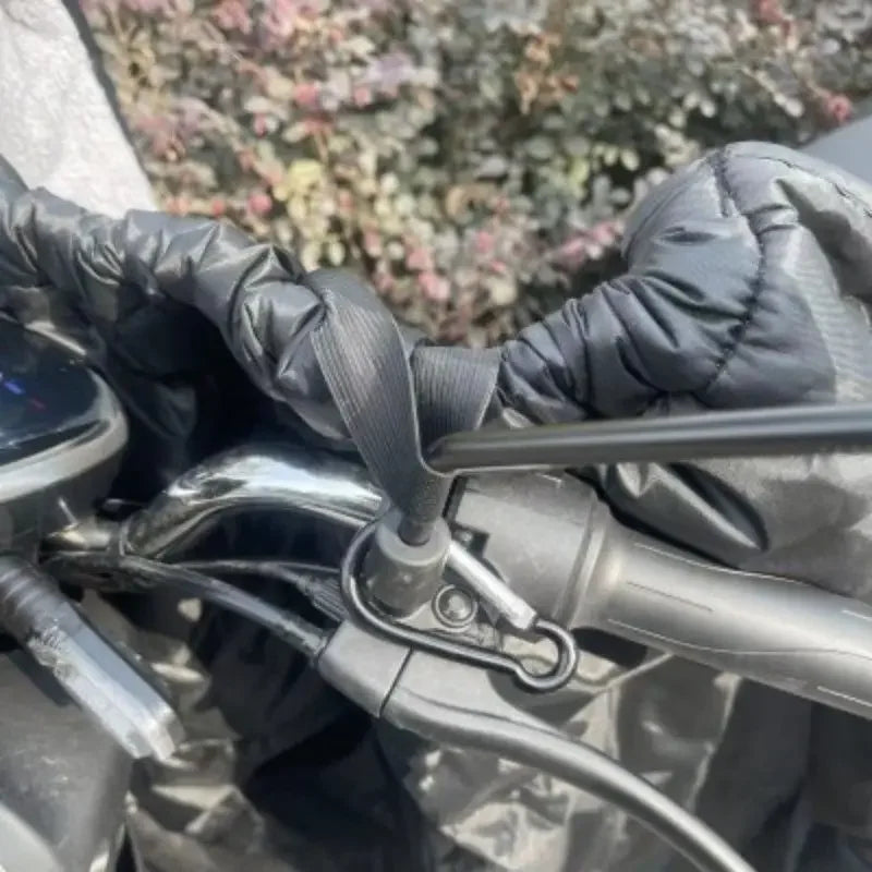 Delantal de invierno para motocicleta, rodillera impermeable, manta cálida, edredón cortavientos, falda cortavientos gruesa de terciopelo, funda cálida para rodillas