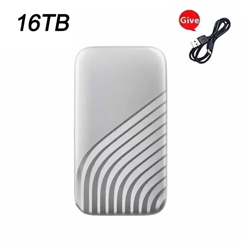 New SSD USB Flash Hard Drive External TypeC High Speed SSD USB3.1 256TB SSD Storage Portable HD Hard Disk