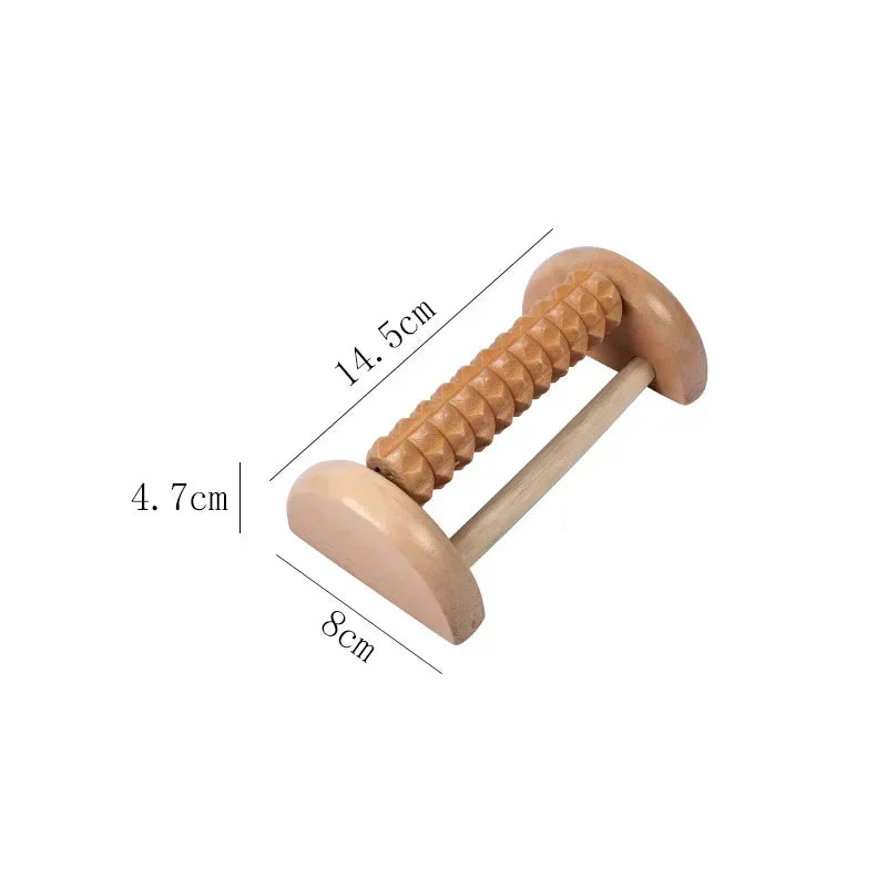 Rodillo de madera para pies, masajeador de pies para el alivio de la fascitis plantar, masajeador de pies para la neuropatía y para mejorar la circulación sanguínea, herramienta para el cuidado de la salud