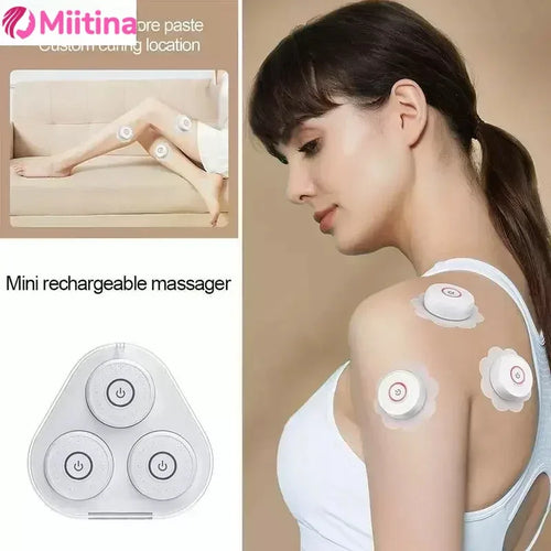 50PCS Dispositivo de Moxibustión Inteligente sin Humo Calentamiento Rápido Inteligente 3 Marchas Portátil para el Hogar Alivia la Fatiga el Dolor Regalo para el Cuidado de la Salud