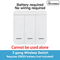 TNCE RF433 Relay Receiver,Wireless Light Switch 433Mhz Mini Remote Control,1/2/3Gang Wall Transmitter Switch, Led Lamp Fan Smart