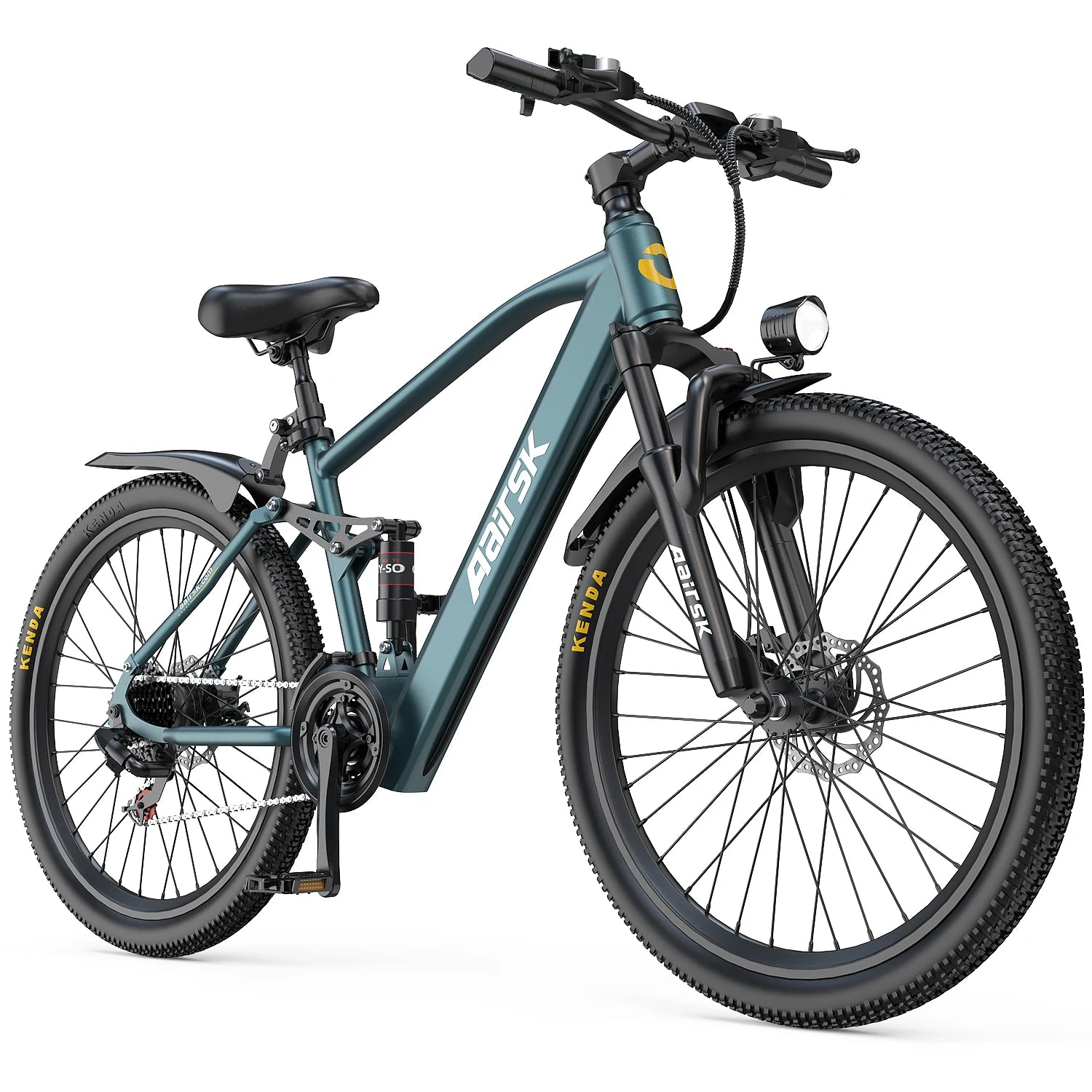 Aairsk GT900 Adult Ebike 400W 36V 13Ah Off-Road Electric Bicycle City Commuting 26*1.95 Inch Tire Dual Suspension Electric Bike