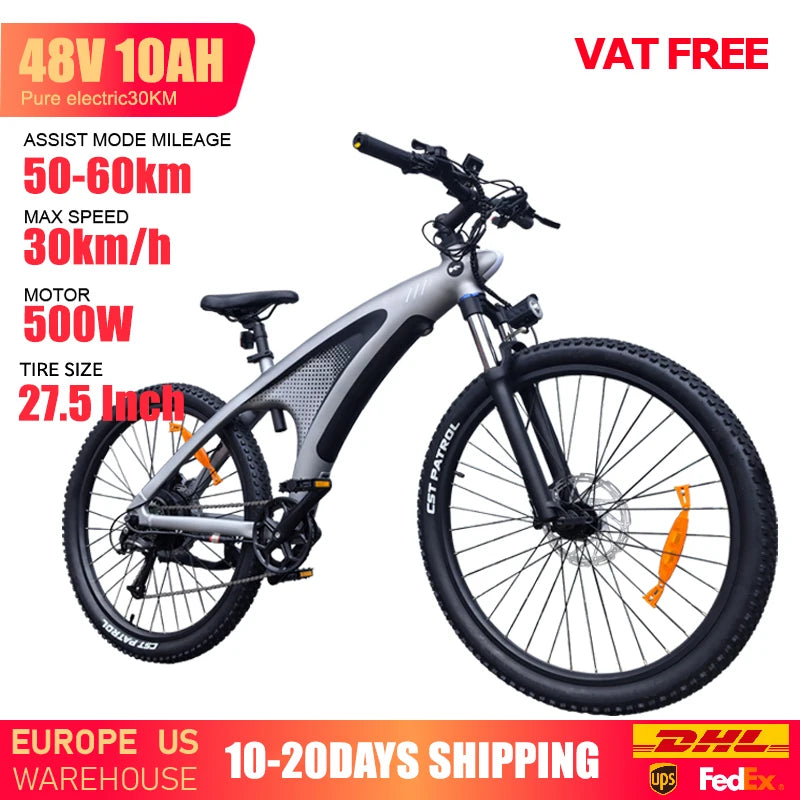 HUANCI Q5 electric bike 2000W electric dirt bike 27.5 Inch Electric Bicycle 48V20AH bike electric Mountain e bike adults ebikes