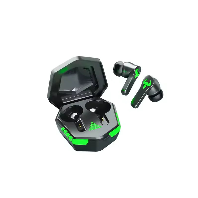New N35 Gaming Earphones Wireless Headset LED Three-true Smart Screen Display Music Headphones Portable In-Ear Sport Earphones