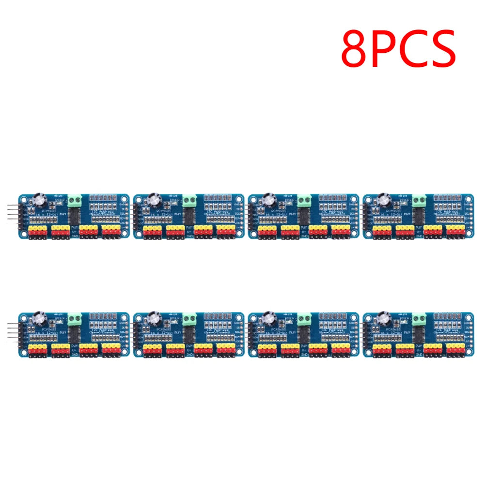 1-10PCS PCA9685 Robot Controller IIC Interface 16 Channel 12-Bit PWM Servo Motor Driver Board for Arduino Robot/ Raspberry Pi