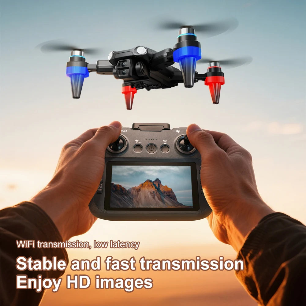 Lenovo M9 GPS Foldable Drone 4K Dual Camera 5G WIFI FPV Brushless Optical Flow Altitude Hold Quadcopter Drone