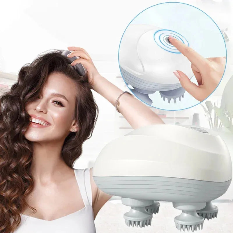 Deep Scalp Massager Head Cleaning Massager Also Suitable for Pets Electric Massage Tool Washable and Portable Health gadgets Spa