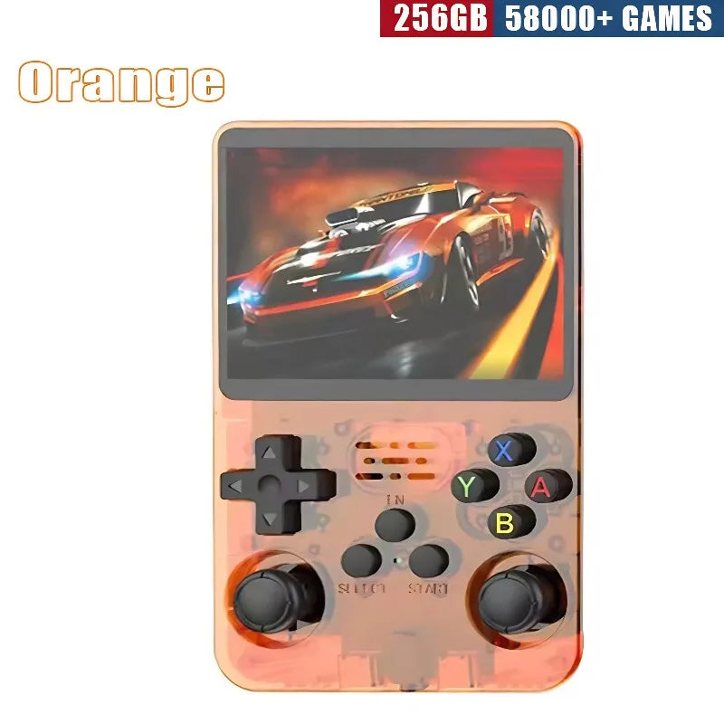 R36S Retro Handheld Console 3 5 Inch IPS Screen 64GB 128GB 256GB Portable Gaming Device with Built in Games