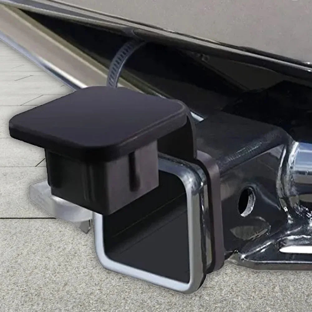 Trailer Hitch Receiver Cover Plug Waterproof Tube Cap Protector Tow Plug Tube Cap Protector 2 Inch Receiver Auto Square Plug
