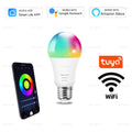 Tuya Smart WiFi LED Light Bulb E27 15W 20W 220V 110V Alexa Compatible RGBCW Led Lamp For Smart Life Google Assistant Home Decor